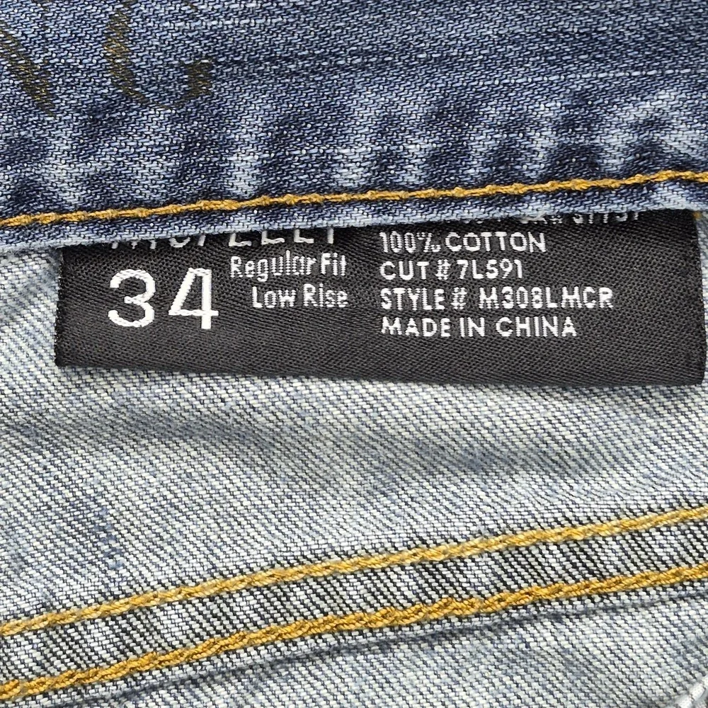 Vintage Billabong Jeans Mens 34 Blue Faded Baggy Wide Leg Denim Skater Pants Y2K
